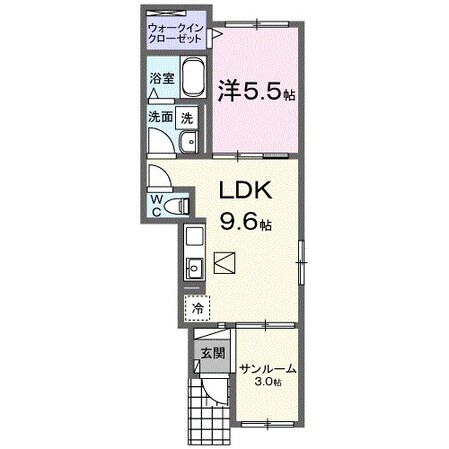 恵我ノ荘駅 徒歩24分 1階の物件間取画像